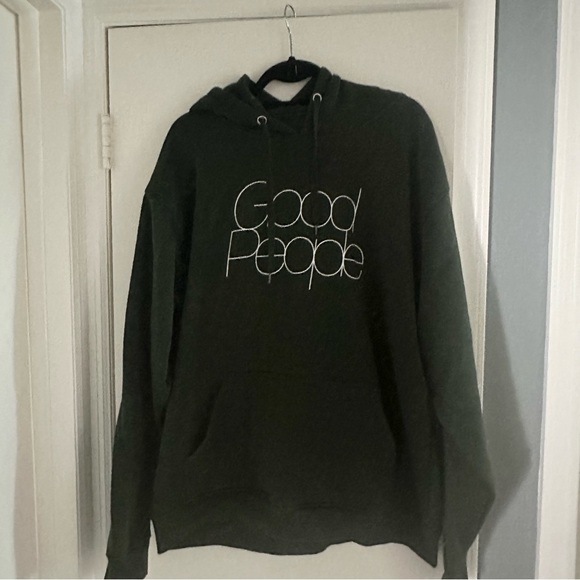2024 Dark Green Majid Jordan Oversized Hoodie with front pocket. Unisex Size XL - Picture 1 of 4